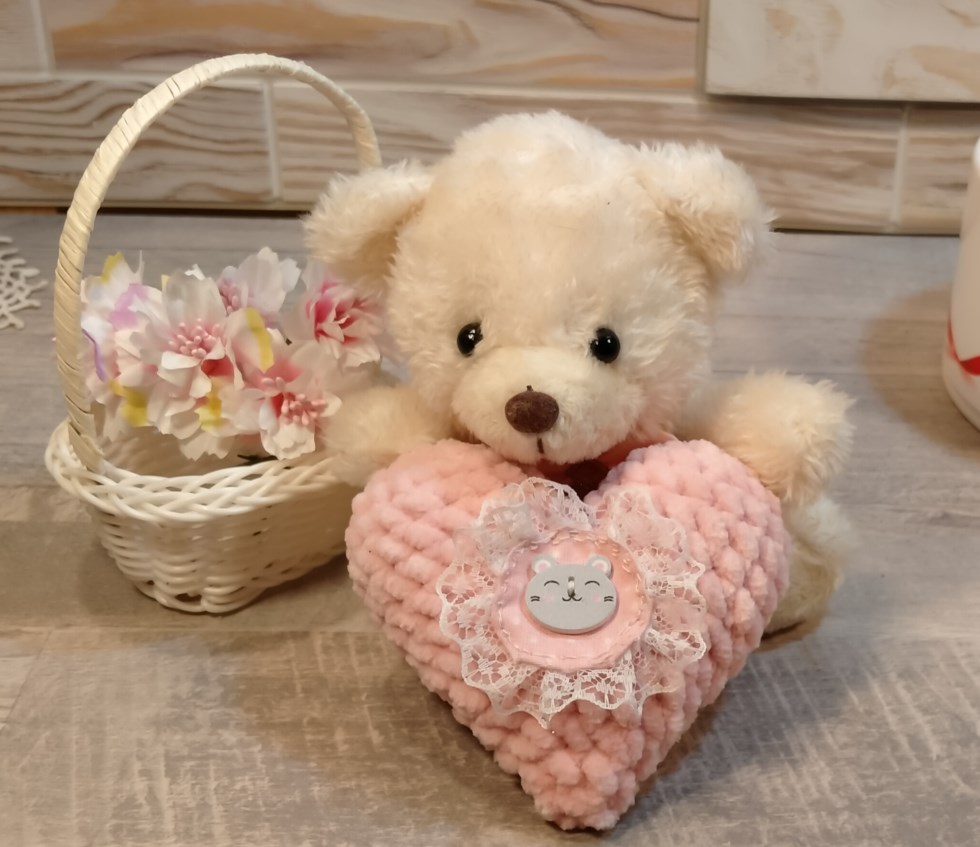 plush heart